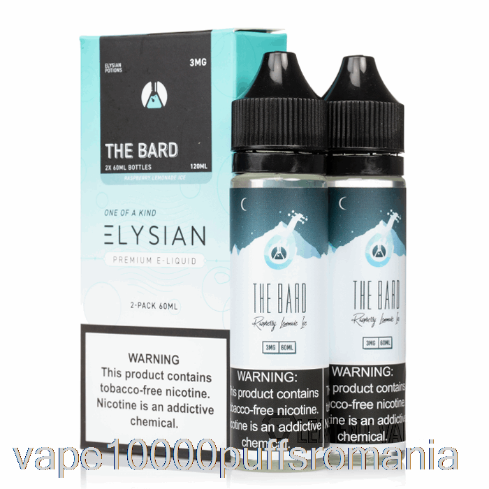 Vape Romania The Bard - Elysian Labs - 120ml 3mg